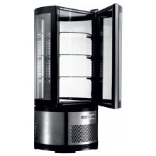 Vitrina Expositora Refrigerada Sobremesa 4 Caras Cristal Línea PEKÍN XC105R CLIMAHOSTELERIA