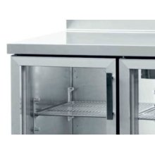Mesa Snack Refrigerada 4 puertas Cristal Fondo 600 de 2542x600x850h mm MRCH-250V