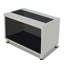Mueble acero inoxidable para Frytops / Parrilla Vasca 994x490x600h mm 100MFRVA-OUT-T1