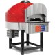 Horno de Pizza Eléctrico con Base de Piedra rotativa 6 pizzas de Diámetro 300 mm EMPSPO01 Línea Estambul