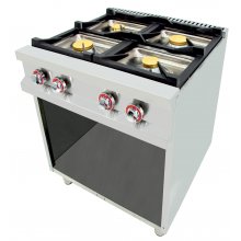 Cocina a gas 6 fuegos con piloto de 3x7,5 +3x5,5 kW 120CG70 EASY 700