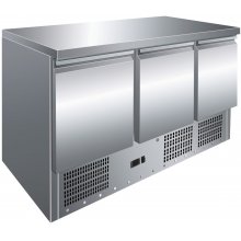Mesa GN1/1 de 3 Puertas Refrigerada Compacta de 1365x700x860h mm S903TOP